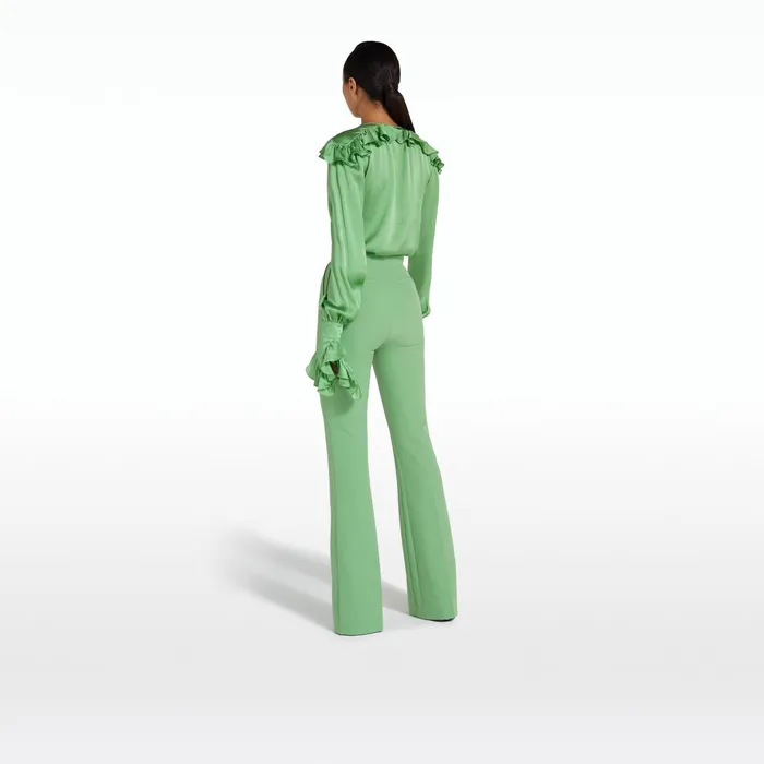 Safiyaa Alexa Sage Trousers Women Trousers