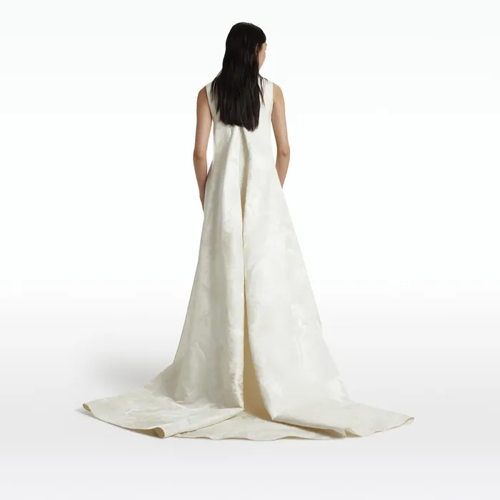 Safiyaa Alina Ivory Long Dress Women Dresses