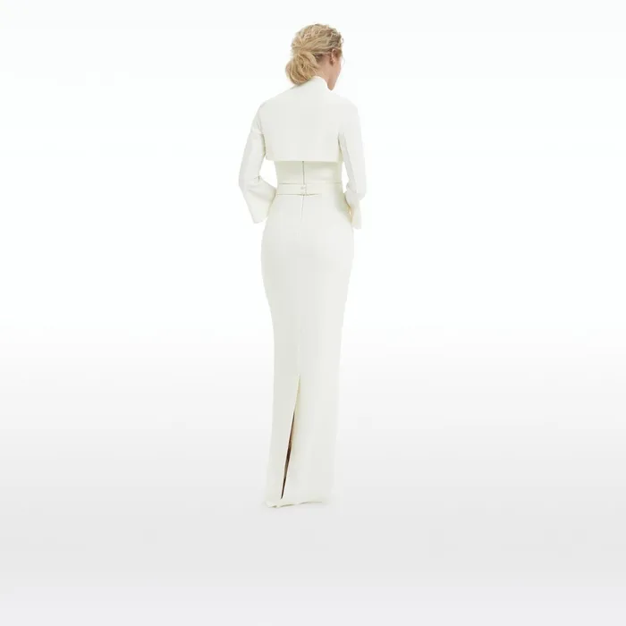 Safiyaa Amael Ivory Bolero and Azrael Dress Women Dresses
