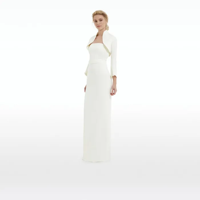 Safiyaa Amael Ivory Bolero and Azrael Dress Women Dresses