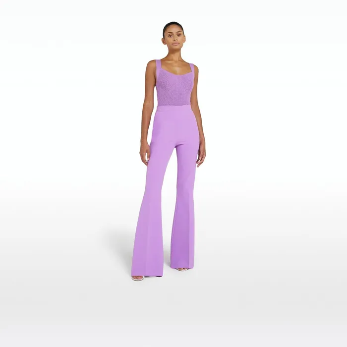 Safiyaa Amal Lupine Crochet Top Women Tops
