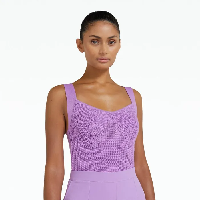 Safiyaa Amal Lupine Crochet Top Women Tops