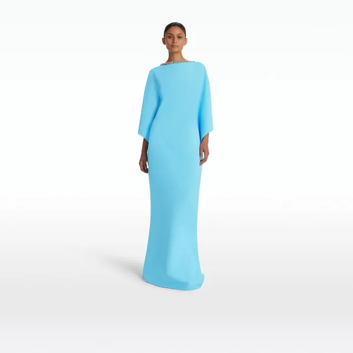 Safiyaa Amarella Topaz Long Dress Women Dresses