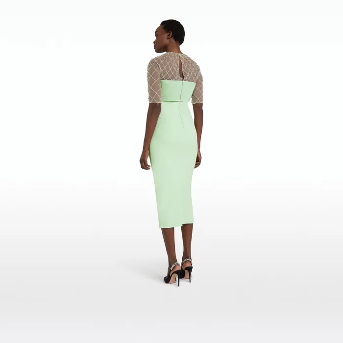Safiyaa Anghelina Aloe Midi Dress Women Dresses