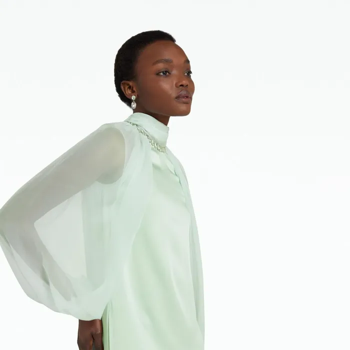 Safiyaa Ani Aloe Long Dress Women Dresses