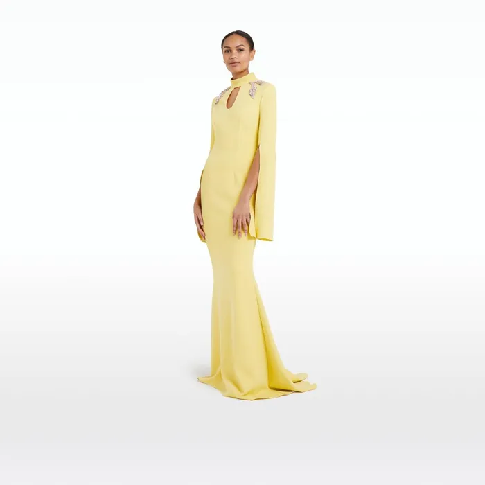 Safiyaa Anouk Macaroon Long Dress Women Dresses