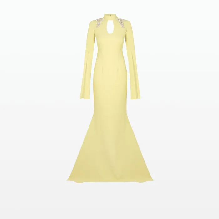 Safiyaa Anouk Macaroon Long Dress Women Dresses