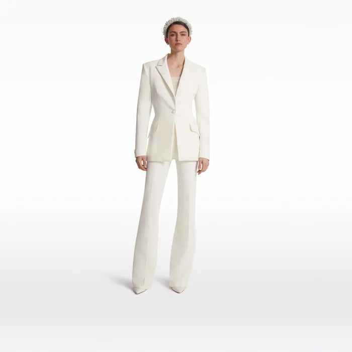 Safiyaa Arlene Ivory Jacket Women Jackets Coats