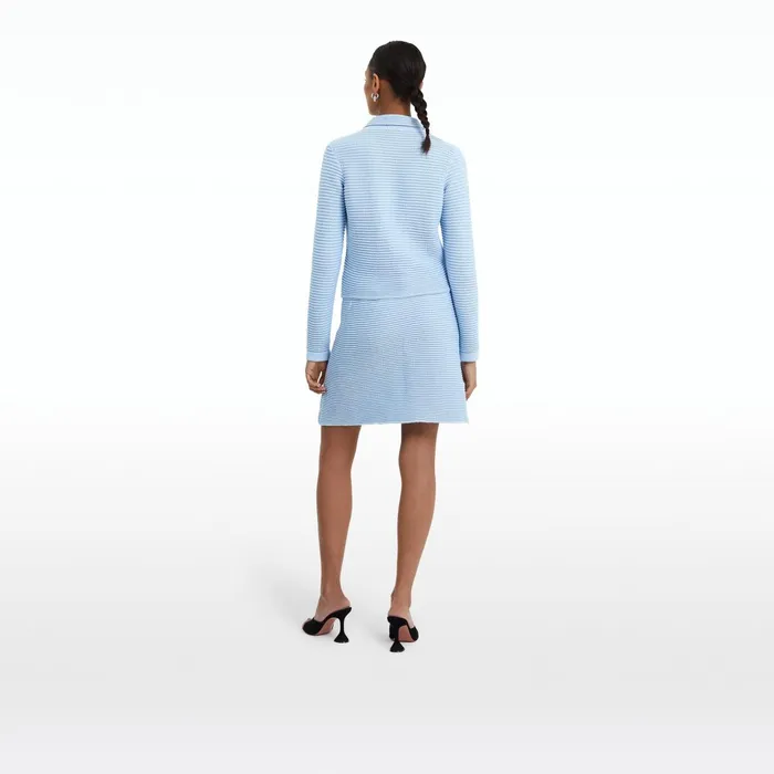 Safiyaa Artemis Azurra Crochet Jacket Women Knitwear