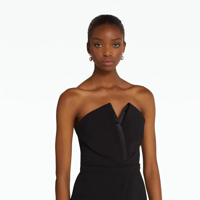 Safiyaa Assia Black Top Women Tops