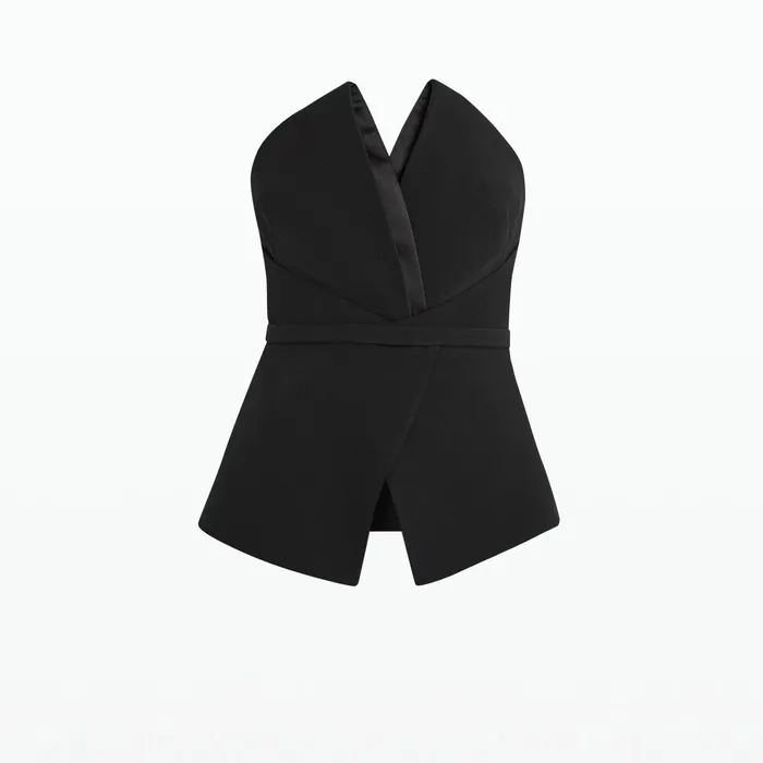 Safiyaa Assia Black Top Women Tops