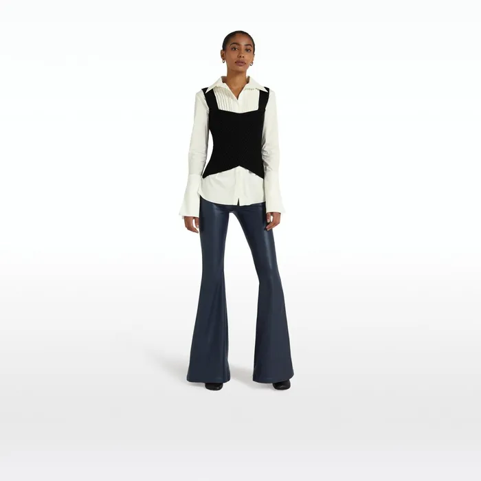 Safiyaa Audrey Black Knit Women Knitwear