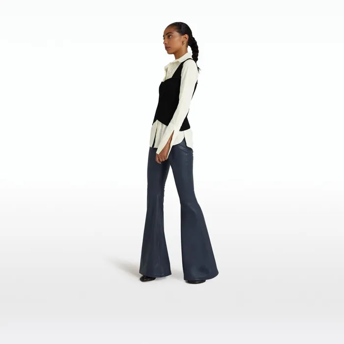Safiyaa Audrey Black Knit Women Knitwear