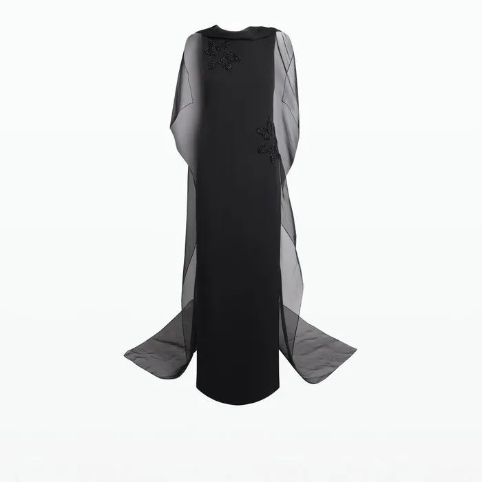 Safiyaa Aylina Black Long Dress Women Dresses