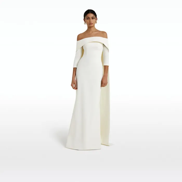 Safiyaa Bellara Ivory Harness and Soshin Dress Women Dresses
