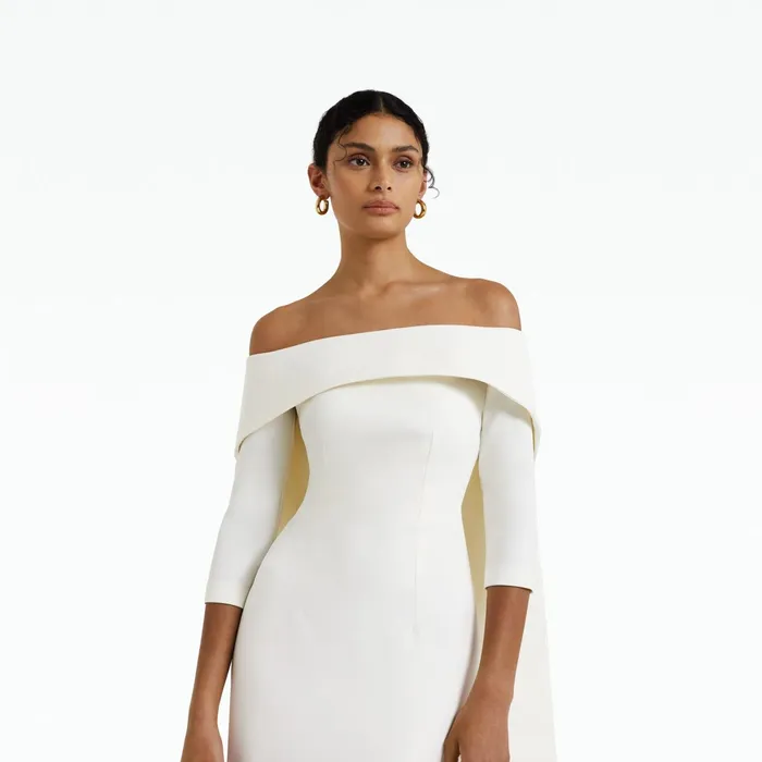 Safiyaa Bellara Ivory Harness and Soshin Dress Women Dresses