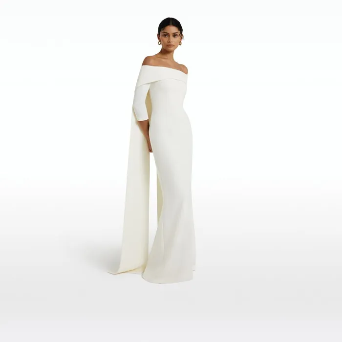 Safiyaa Bellara Ivory Harness and Soshin Dress Women Dresses