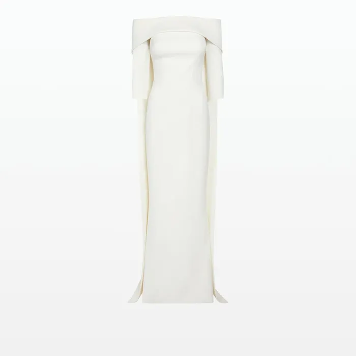 Safiyaa Bellara Ivory Harness and Soshin Dress Women Dresses