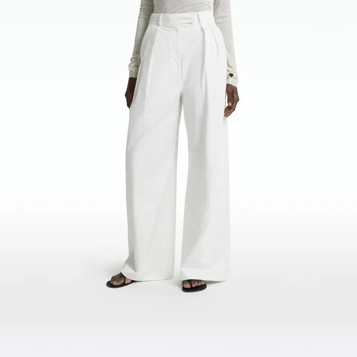 Safiyaa Benette Ivory Trousers Women Trousers