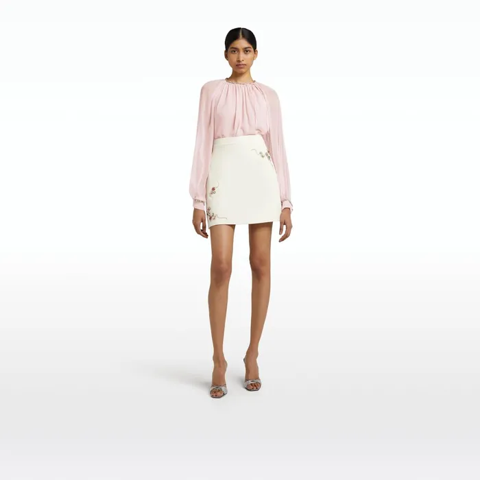 Safiyaa Bronagh Ivory Skirt Women Skirts