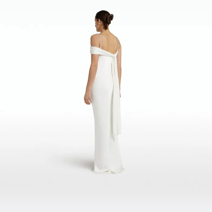 Safiyaa Brooke Ivory Long Dress Women Dresses