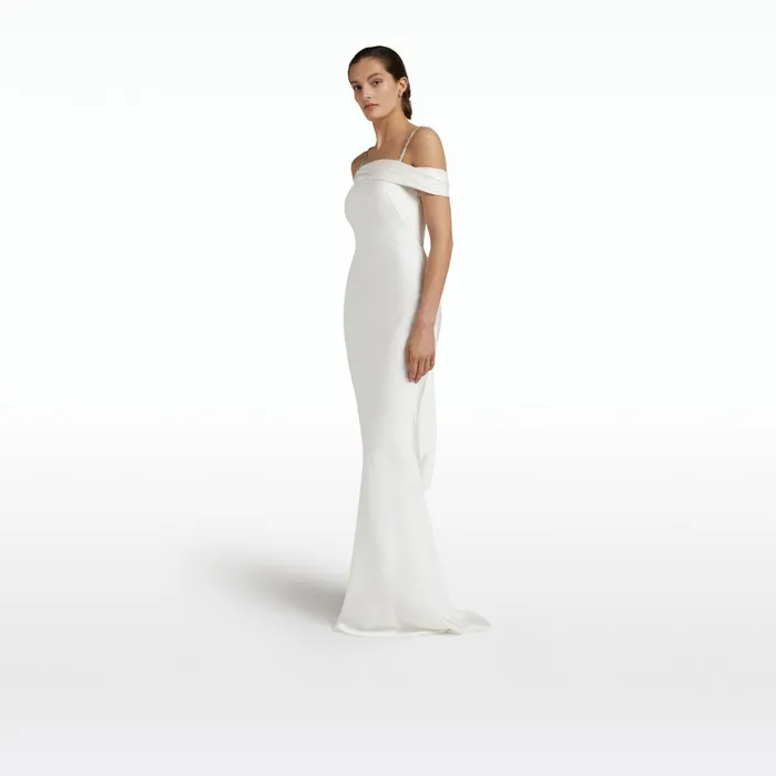 Safiyaa Brooke Ivory Long Dress Women Dresses