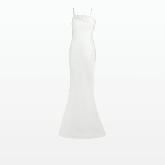 Safiyaa Brooke Ivory Long Dress Women Dresses