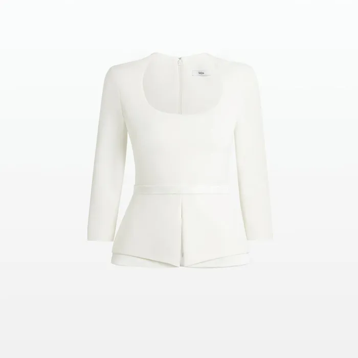 Safiyaa Caia Ivory Top Women Tops
