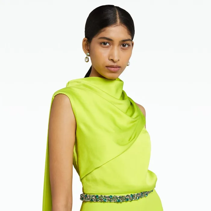 Safiyaa Cara Tendershoots Jumpsuit With Embroidered Belt Women Jumpsuits
