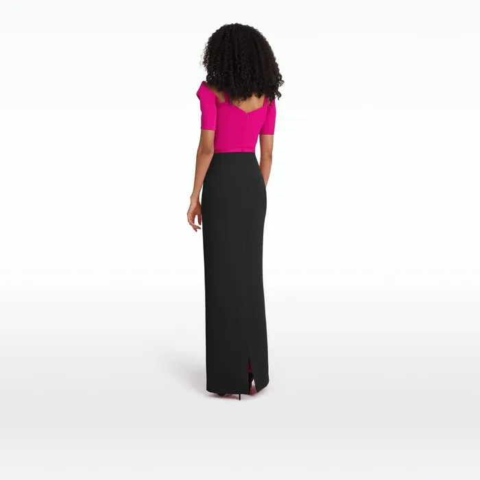 Safiyaa Caran Beverley and Black Long Dress Women Dresses