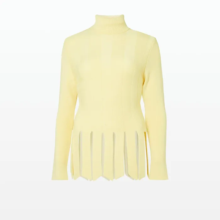 Safiyaa Cava Pale Primrose Knit Women Tops