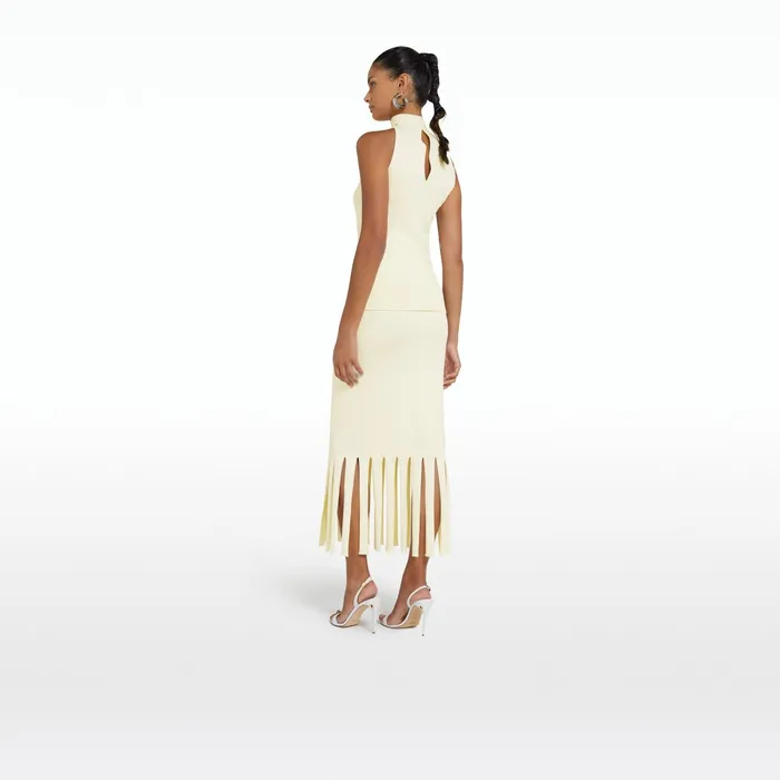 Safiyaa Chascara Buttermilk Knit Women Tops
