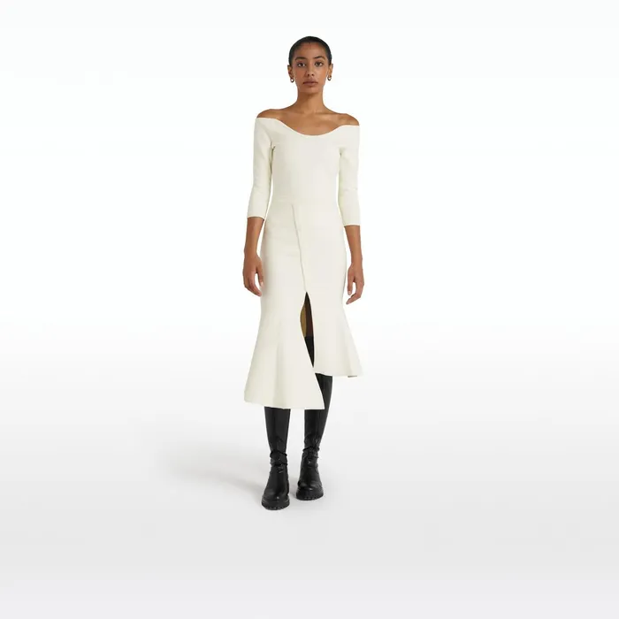 Safiyaa Clara Ivory Knit Women Tops