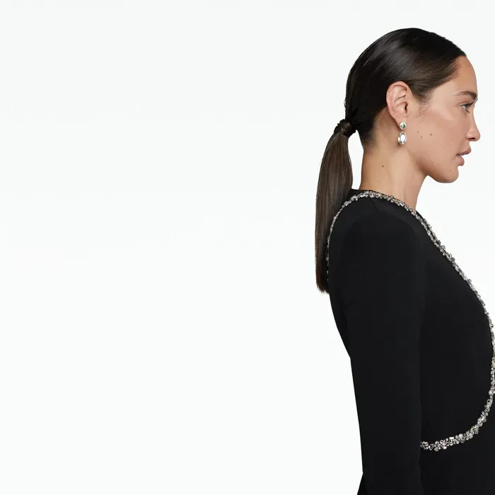 Safiyaa Clodagh Black Top Women Tops