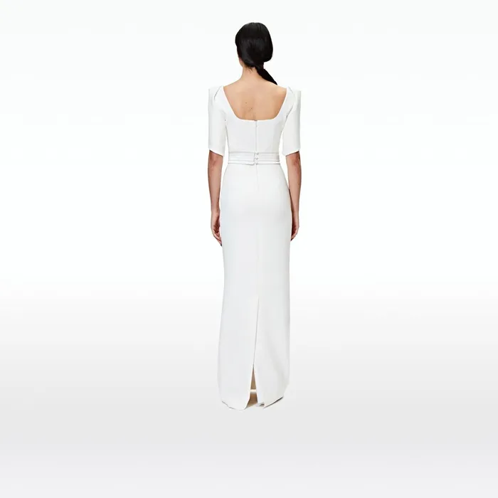 Safiyaa Dara Ivory Long Dress Women Dresses