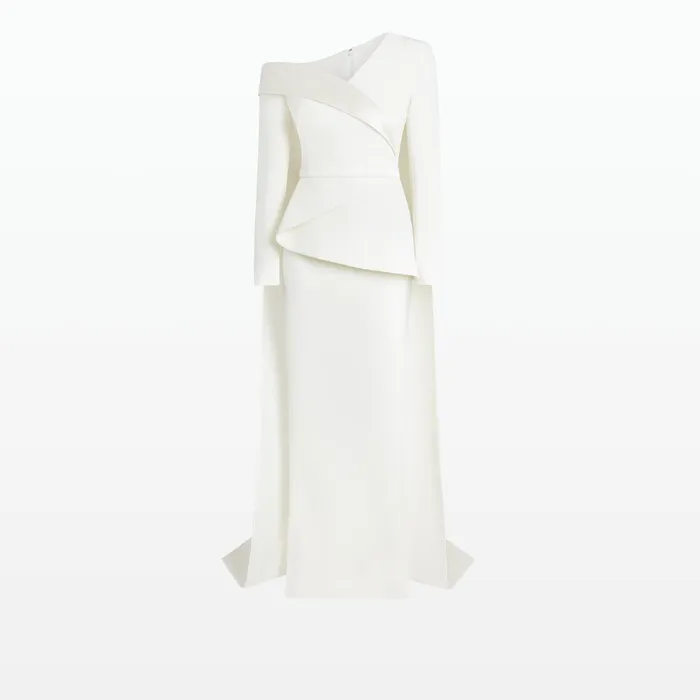 Safiyaa Davina Ivory Long Dress Women Dresses