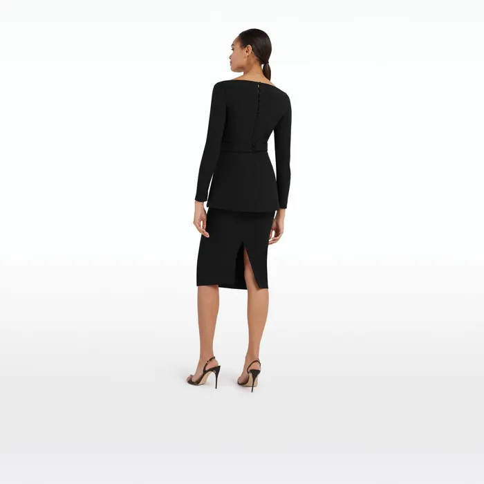 Safiyaa Desana Black Top Women Tops