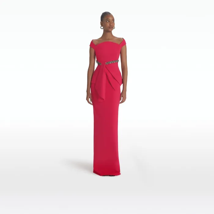 Safiyaa Doralle Raspberry Top Women Tops