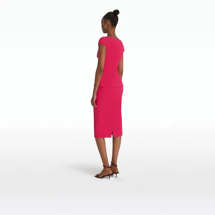 Safiyaa Doralle Raspberry Top Women Tops