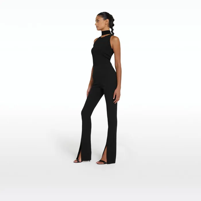 Safiyaa Elen Black Trousers Women Trousers