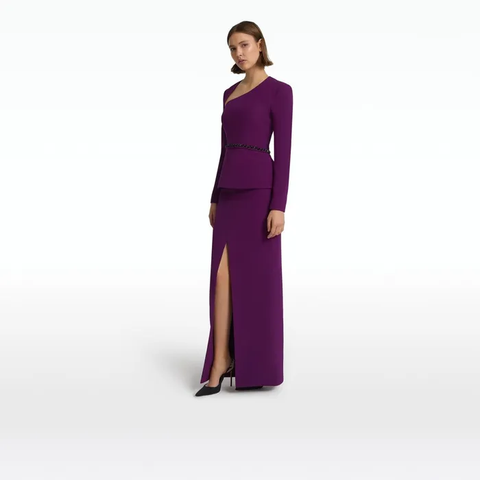 Safiyaa Elowen Currant Skirt Women Skirts