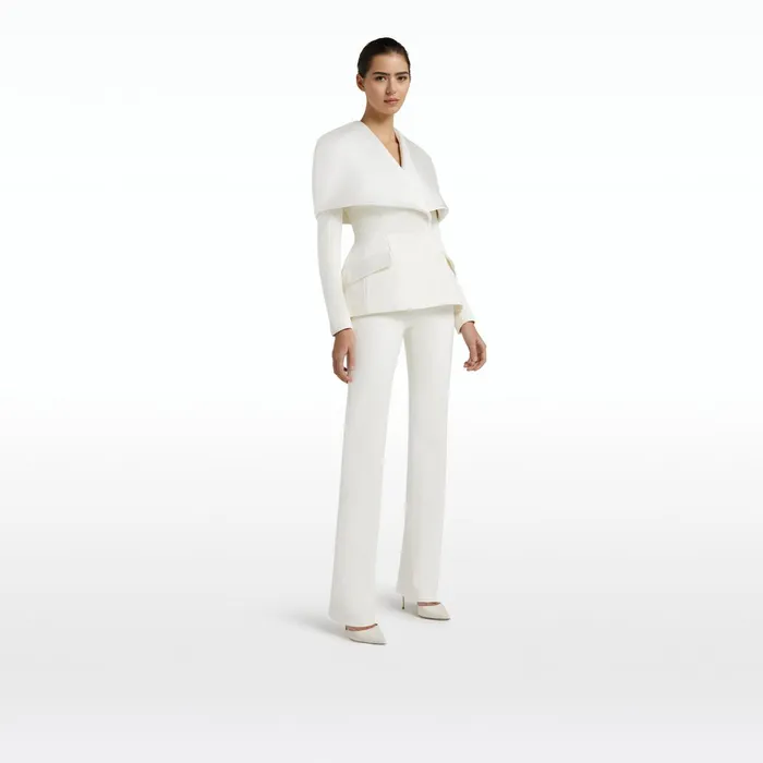 Safiyaa Evelyn Ivory Jackets Women Jackets Coats