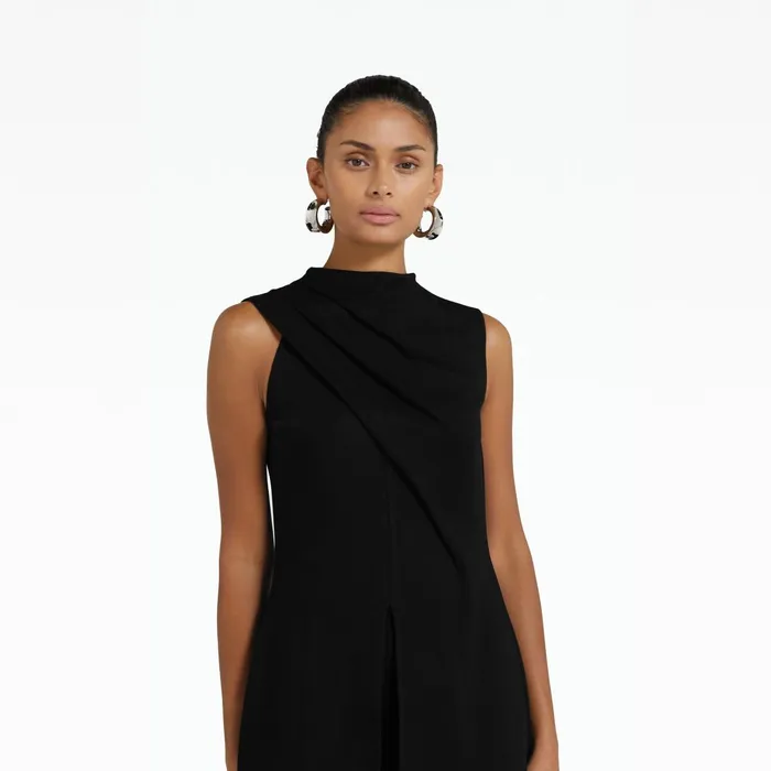 Safiyaa Ewa Black Top Women Tops