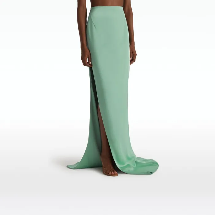 Safiyaa Faran Sea Foam Skirt Women Skirts