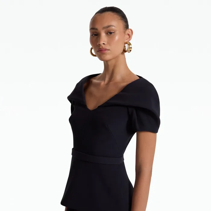 Safiyaa Fay Midnight Navy Top Women Tops
