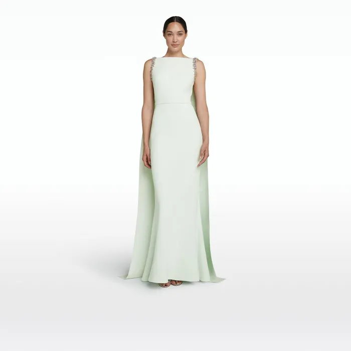 Safiyaa Ginevra Spearmint Long Dress Women Dresses