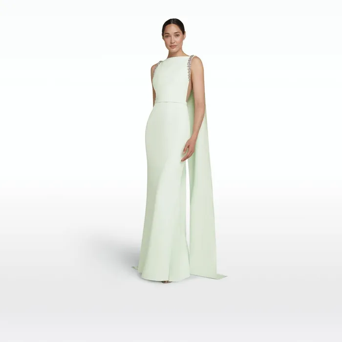 Safiyaa Ginevra Spearmint Long Dress Women Dresses
