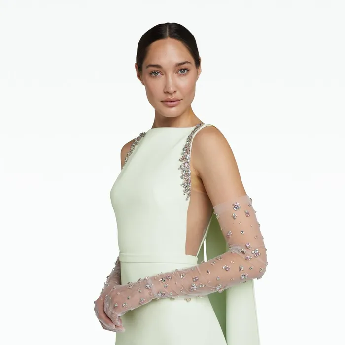 Safiyaa Ginevra Spearmint Long Dress Women Dresses