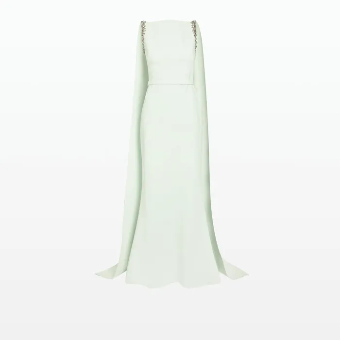 Safiyaa Ginevra Spearmint Long Dress Women Dresses