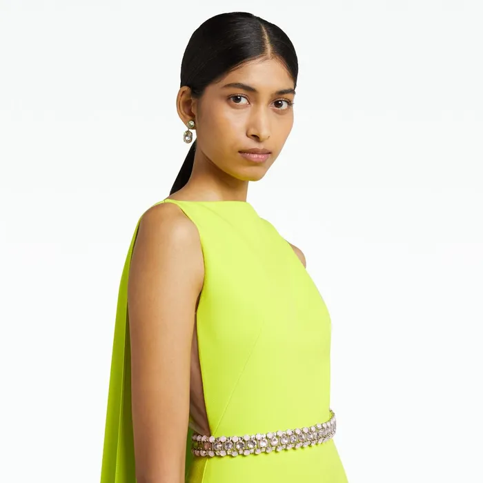 Safiyaa Ginevra Tendershoots Long Dress With Embroidered Belt Women Dresses